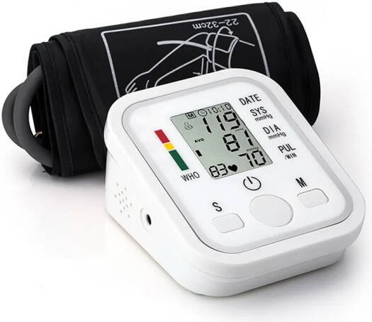 Automatic Digital BP Monitor White