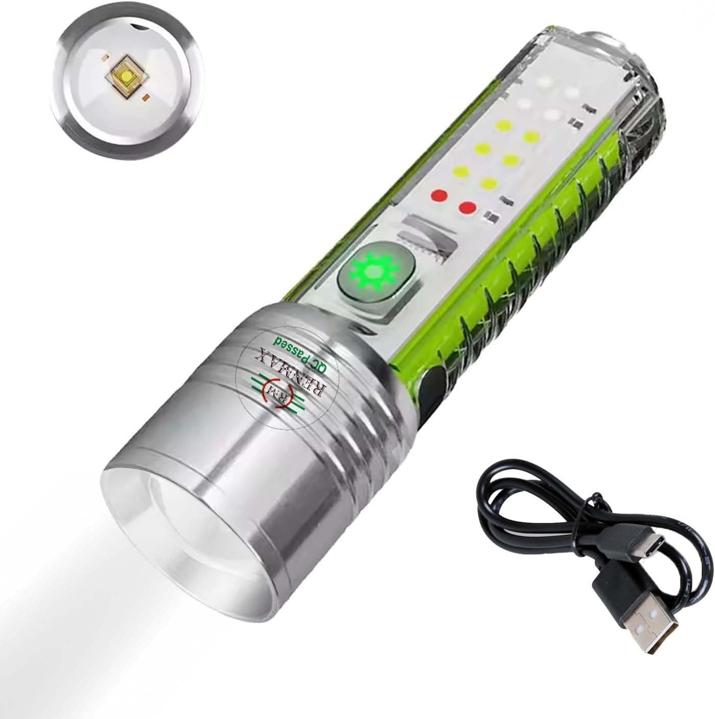 Multifunctional Zoom Flashlight