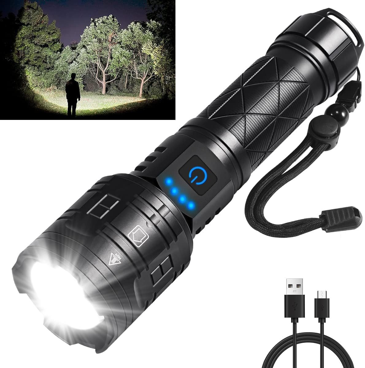P50 Rechargable Super Bright Flashlight